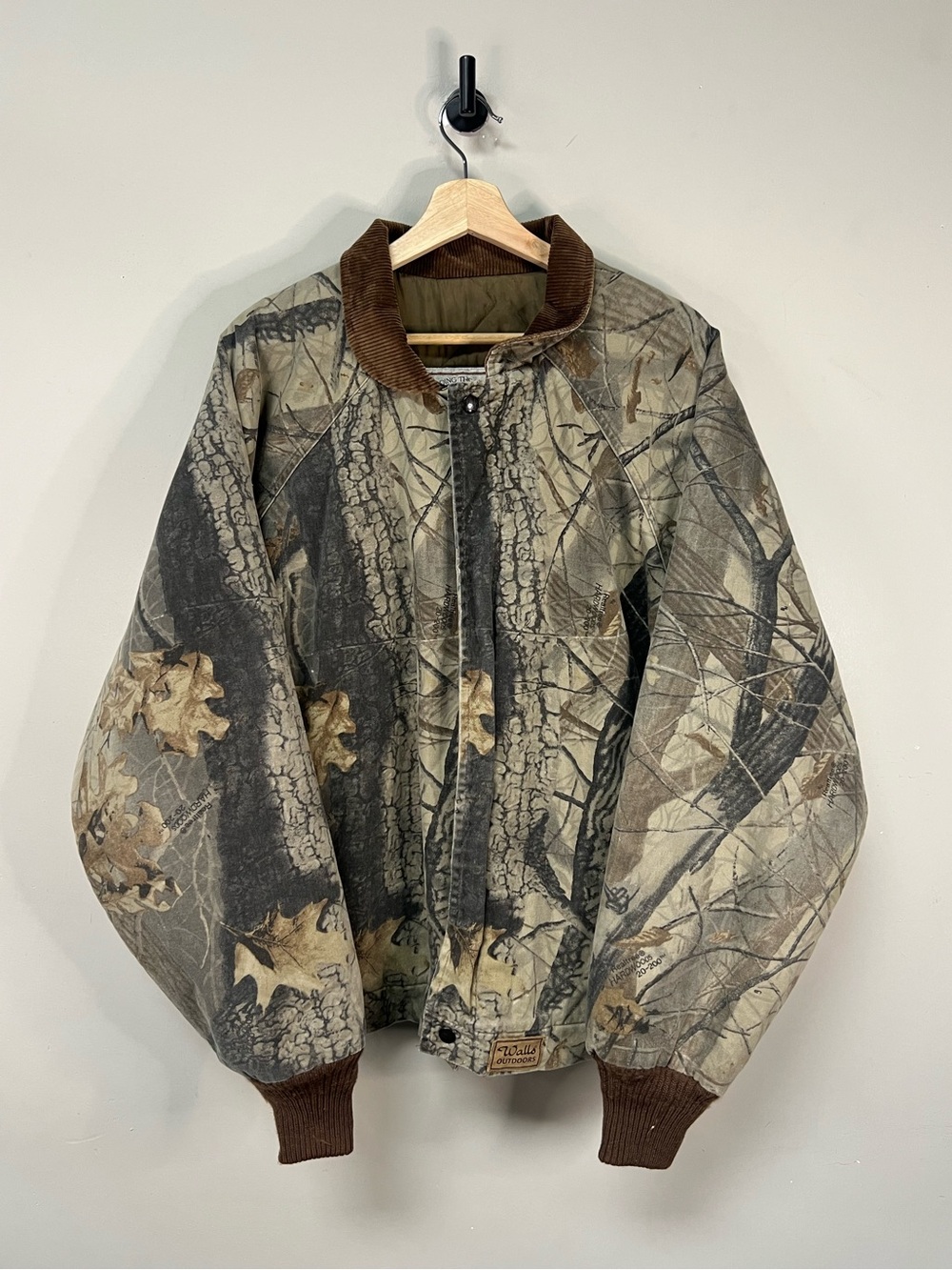 Vintage Camo Bomber Jacket